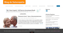Desktop Screenshot of naturopatamasdeu.com